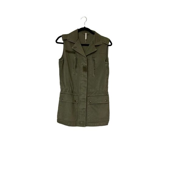 Willow & Clay Olive Green Utility Vest - Picture 1 of 6